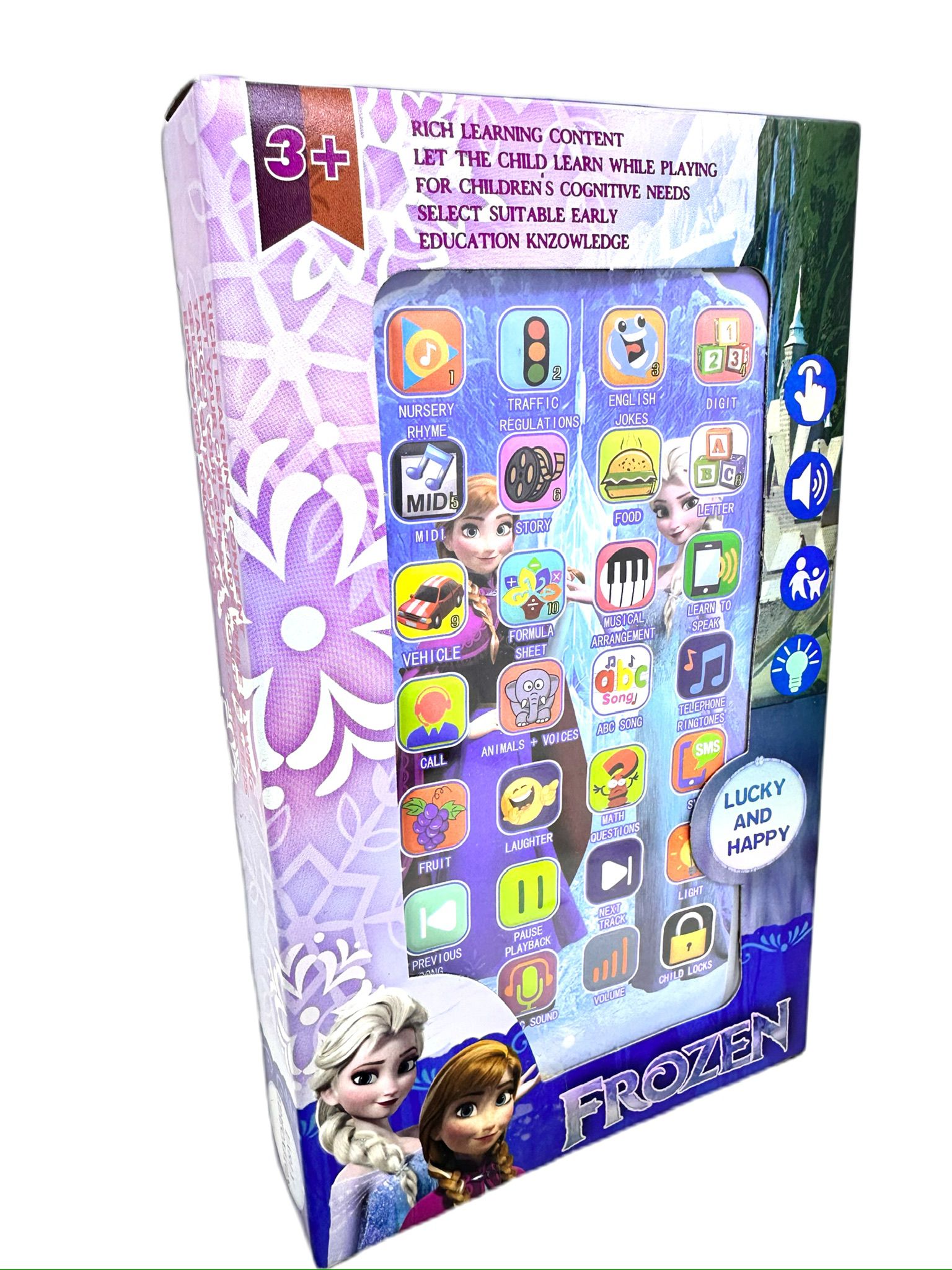 WhatsApp Image 2026-05-15 at 14.53.46 (2) Telefon educativ interactiv pentru copii model Frozen cu sunete si lumini