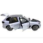 Macheta BMW X5 M Competition LCI 1:18 replica metal gri vireaza rotile deschide toate usile si capotele - imagine 22