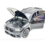 Macheta BMW X5 M Competition LCI 1:18 replica metal neagra vireaza rotile deschide toate usile si capotele - imagine 15