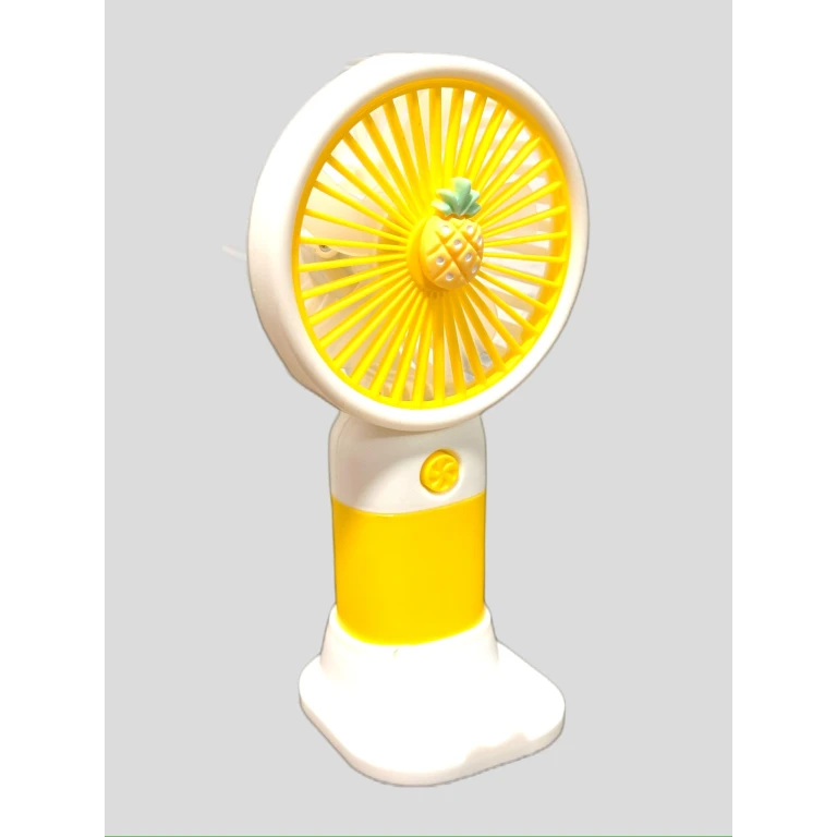 Ventilator Portabil Mini Handheld Fan reincarcabil USB galben