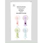 Ventilator Portabil Mini cu LED si USB reincarcabil model Puppy albastru - imagine 5