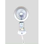 Ventilator Portabil Mini cu LED si USB reincarcabil model Puppy albastru