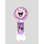 Ventilator Portabil Mini cu LED si USB reincarcabil mov diverse mascote