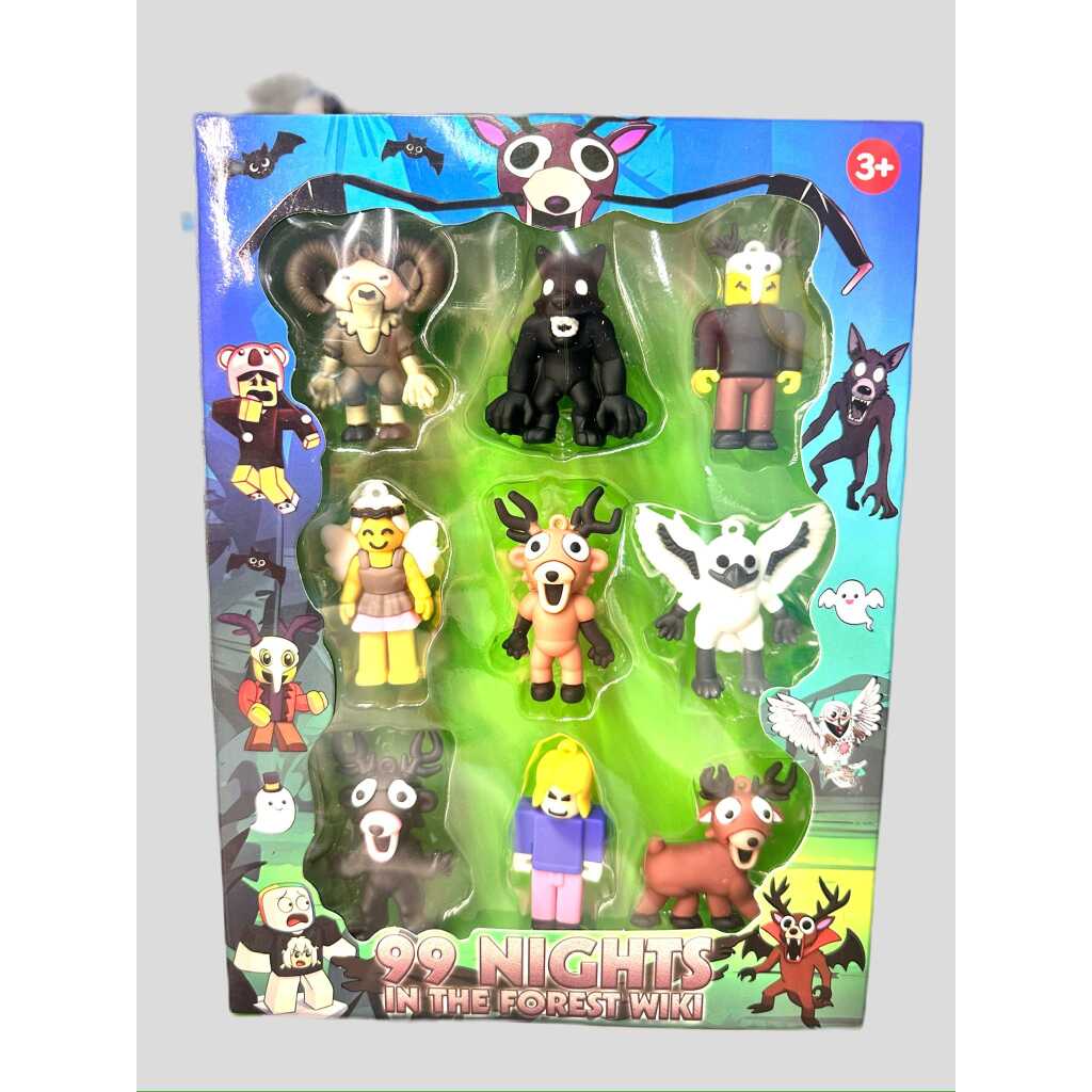 Set 9 figurine 99 Nights in the Forest mini colectie pentru copii