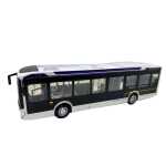 Macheta Autobuz Electric Urban 1:42 replica metal lumini si sunete usi functionale 28cm - imagine 13
