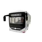 Macheta Autobuz Electric Urban 1:42 replica metal lumini si sunete usi functionale 28cm - imagine 14