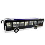 Macheta Autobuz Electric Urban 1:42 replica metal lumini si sunete usi functionale 28cm - imagine 19