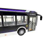 Macheta Autobuz Electric Urban 1:42 replica metal lumini si sunete usi functionale 28cm - imagine 20