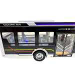 Macheta Autobuz Electric Urban 1:42 replica metal lumini si sunete usi functionale 28cm - imagine 21