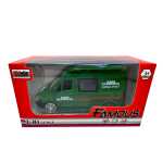 Macheta Mercedes Sprinter Curierat 1:30 replica metal lumini si sunete usi si portiere functionale