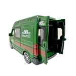 Macheta Mercedes Sprinter Curierat 1:30 replica metal lumini si sunete usi si portiere functionale - imagine 8
