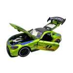 Macheta Mercedes AMG GT3 Verde 1:24 replica metal usi capota si portbagaj deschise - imagine 4