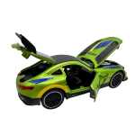 Macheta Mercedes AMG GT3 Verde 1:24 replica metal usi capota si portbagaj deschise - imagine 7