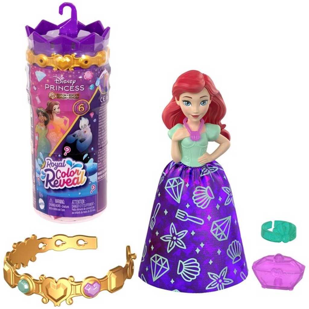 Papusa Disney Princess Color Reveal Surpriza cu Apa 6.5x16 cm Printese Disney
