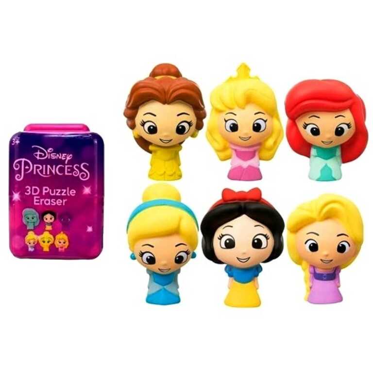 Radiera Puzzle 3D Disney Princess Parfumata Papusa Surpriza
