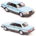 Macheta Volvo 240 GL 1:24 replica metal Albastru - imagine 2