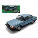 Macheta Volvo 240 GL 1:24 replica metal Albastru - imagine 3