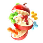 Smart Games Apple Puzzler joc de logica cu 80 de provocari 8+ ani editie internationala - imagine 3