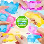 Jucarie Antistres Ursulet Gummy Bear NeeDoh Jucarie Senzoriala Squishy din Silicon Moale fidget toy - imagine 2