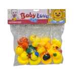 Set 12 Ratuste de Baie colorate cu sunet jucarii plutitoare pentru cada