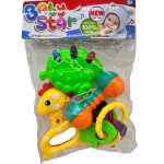 Set zornaitori pentru bebelusi girafa si frunza colorata jucarie educativa 3 luni+