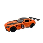 Macheta Mercedes AMG GT3 portocaliu 1:43 replica metal usi deschise