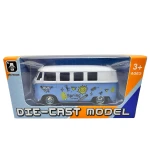 Macheta Volkswagen T1 Microbus 1:43 replica metal Hawaii style - imagine 6