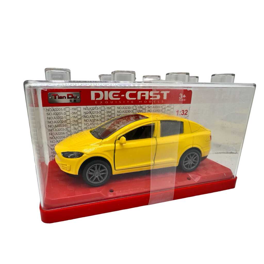 Macheta Tesla Model X 1:43 replica metal usi deschise pull back diverse culori