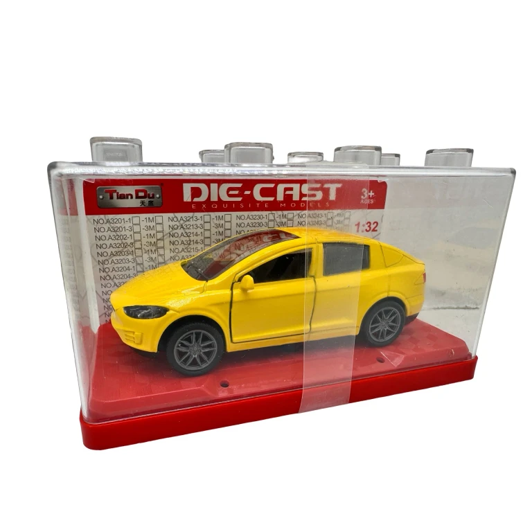 Macheta Tesla Model X 1:43 replica metal usi deschise pull back diverse culori