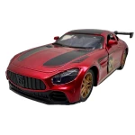 Macheta Mercedes AMG GT3 1:43 replica metal usi deschise rosu metalizat - imagine 3