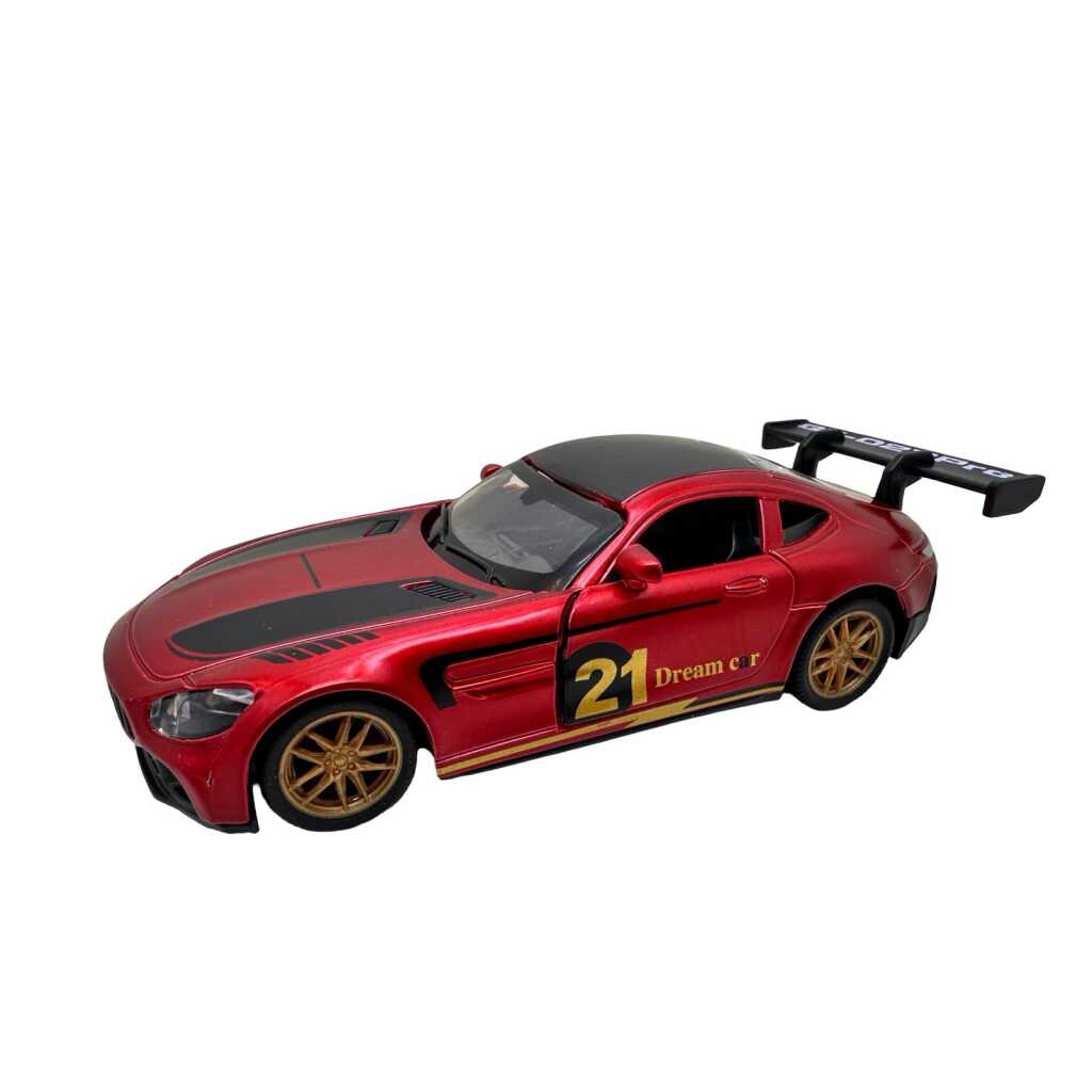 Macheta Mercedes AMG GT3 1:43 replica metal usi deschise rosu metalizat