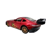 Macheta Mercedes AMG GT3 1:43 replica metal usi deschise rosu metalizat - imagine 4