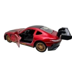 Macheta Mercedes AMG GT3 1:43 replica metal usi deschise rosu metalizat - imagine 5