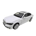 Macheta BMW G30 530Li alb 1:24 metal lumini sunete usi capota portbagaj functionale