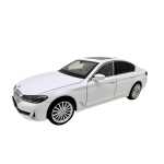 Macheta BMW G30 530Li alb 1:24 metal lumini sunete usi capota portbagaj functionale - imagine 7