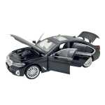 Macheta BMW G30 530Li LCI negru 1:24 metal licentiata BMW lumini sunete usi capota portbagaj functionale - imagine 11