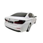 Macheta BMW G30 530Li LCI alb 1:18 metal licentiata BMW usi capota portbagaj functionale - imagine 21