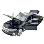 Macheta BMW G30 530Li negru LCI 1:18 metal usi capota portbagaj functionale - imagine 10