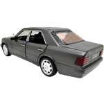 Macheta Mercedes Benz E500 AMG W124 gri 1:28 replica metal lumini si sunete usi capota portbagaj functionale - imagine 6