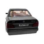 Macheta Mercedes Benz E500 AMG W124 gri 1:28 replica metal lumini si sunete usi capota portbagaj functionale - imagine 7