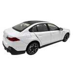 Macheta BMW Seria 5 530i G60 M Sport alb 1:24 metal lumini si sunete usi capota si portbagaj functionale - imagine 15