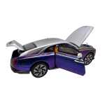 Macheta Rolls-Royce Spectre Luxury Edition mov metalizat 1:24 metal lumini si sunete usi capota si portbagaj functionale - imagine 15