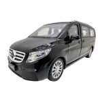 Macheta Mercedes Benz V-Class negru V260L 1:24 metal lumini si sunete usi culisante capota si portbagaj functionale - imagine 5