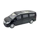 Macheta Mercedes Benz V-Class negru V260L 1:24 metal lumini si sunete usi culisante capota si portbagaj functionale