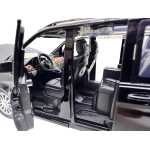 Macheta Mercedes Benz V-Class negru V260L 1:24 metal lumini si sunete usi culisante capota si portbagaj functionale - imagine 15