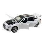 Macheta Audi A6L alb 1:32 replica metal lumini si sunete usi capota si portbagaj functionale - imagine 11