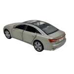 Macheta Audi A6L gri 1:32 replica metal lumini si sunete usi capota si portbagaj functionale - imagine 5