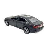 Macheta Audi A6L negru 1:32 replica metal lumini si sunete usi capota si portbagaj functionale - imagine 5
