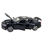 Macheta Audi A6L negru 1:32 replica metal lumini si sunete usi capota si portbagaj functionale - imagine 8