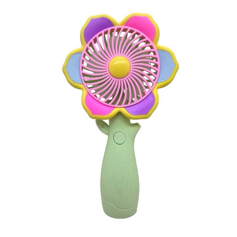 Mini ventilator portabil Floare reincarcabil USB 3 viteze